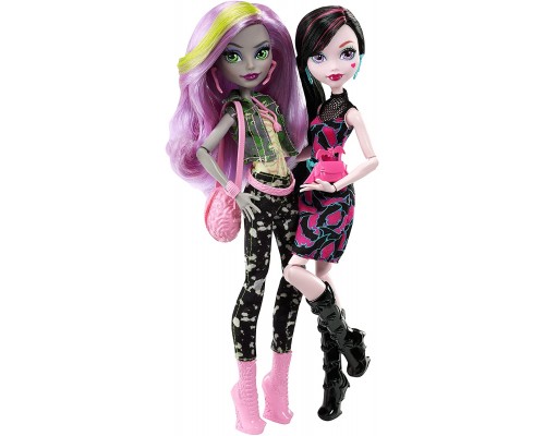 Кукла Mattel Monster High Welcome to Monster High Draculaura & Moanica D'kay