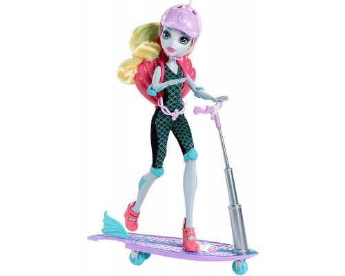 Кукла Mattel Monster High Surf-To-Turf Scooter Vehicle with Lagoona Blue Doll