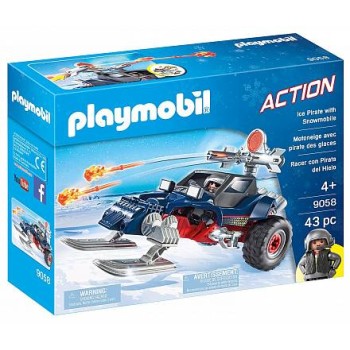 Конструктор Playmobil Ледяной пират на снегоходе, арт.9058, 43 дет.