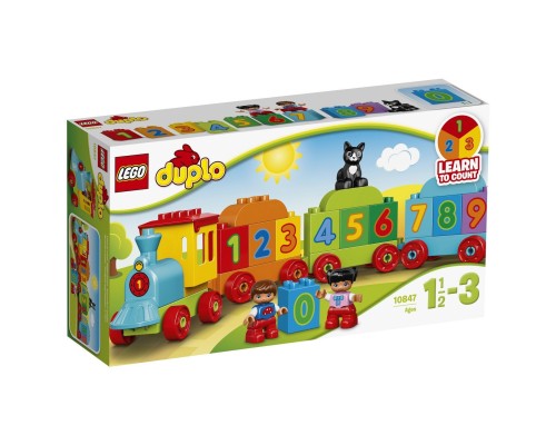Конструктор LEGO DUPLO My First Поезд «Считай и играй» 10847