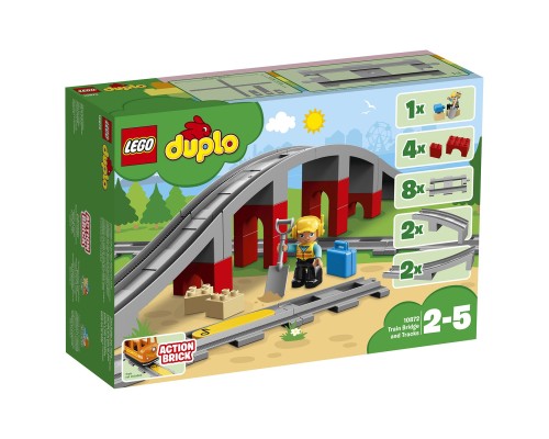 Конструктор LEGO Duplo Железнодорожный мост 10872