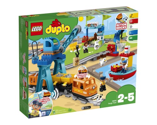 Конструктор LEGO DUPLO Town Грузовой поезд Арт. 10875, 105 дет.