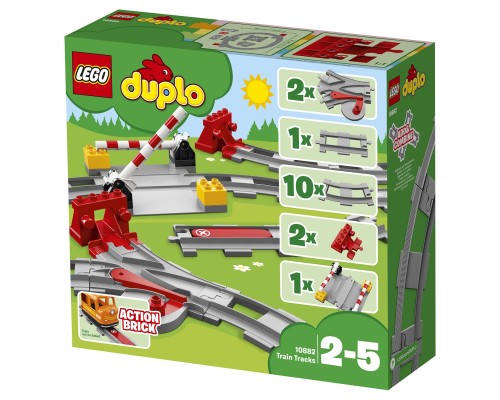 Конструктор LEGO DUPLO Town Рельсы Арт. 10882, 23 дет.