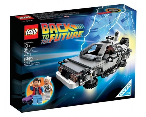 Конструктор Lego Назад в будущее: DeLorean машина времени 21103