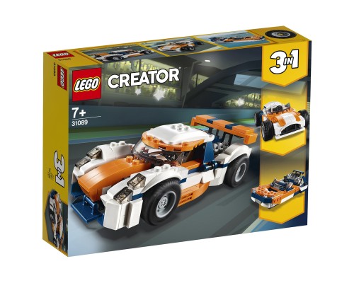 Конструктор LEGO Creator Гоночный автомобиль Оранжевый 31089