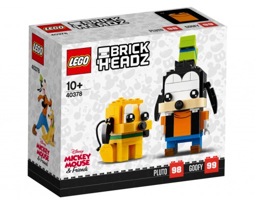 Конструктор Lego BrickHeadz 40378 Сувенирный набор Гуфи и Плуто