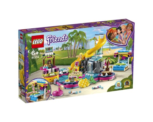 Конструктор Friends 41374 Вечеринка Андреа у бассейна