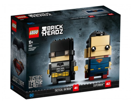 Конструктор Lego BrickHeadz 41610  Бэтмен и Супермен