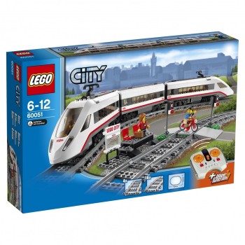 Конструктор LEGO City Trains Скоростной пассажирский поезд 60051