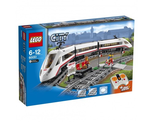 Конструктор LEGO City Trains Скоростной пассажирский поезд 60051