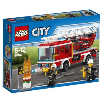 Конструктор LEGO City Fire Пожарный автомобиль с лестницей 60107