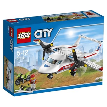Конструктор LEGO City Great Vehicles Самолет скорой помощи 60116