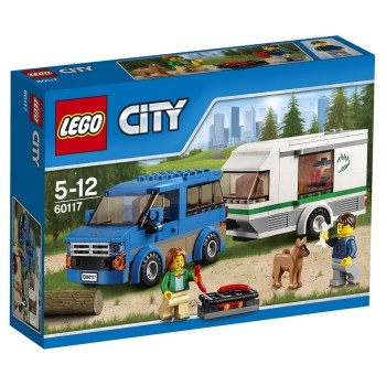 Конструктор LEGO City Great Vehicles Фургон и дом на колёсах 60117