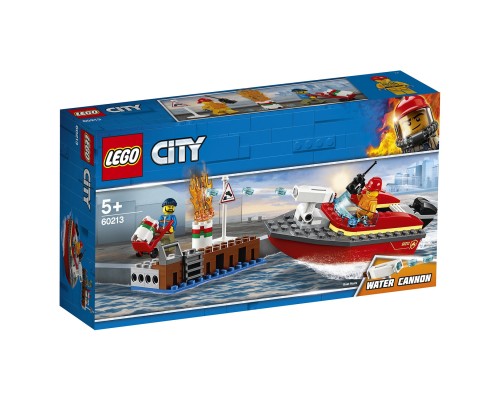 Конструктор LEGO City Fire Пожар в порту 60213