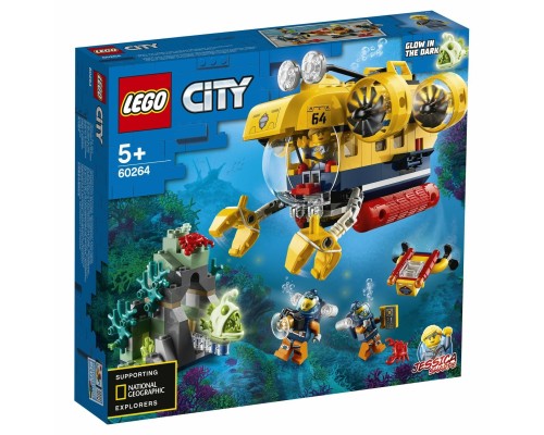 Конструктор LEGO City Исследовательская подводная лодка 60264