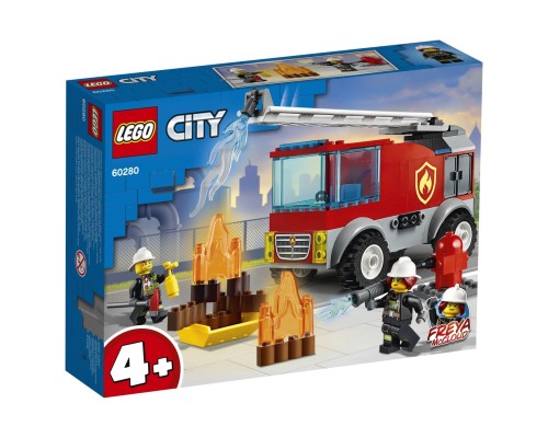 Конструктор LEGO City Fire Пожарная машина с лестницей 60280