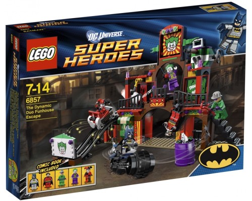 Конструктор LEGO DC Comics Super Heroes Двойной побег из дома аттракционов 6857