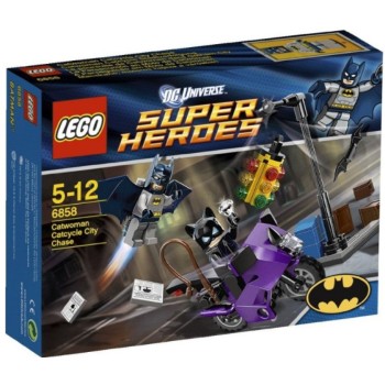 Конструктор LEGO DC Comics Super Heroes Городская погоня за котоциклом Женщины-кошки 6858