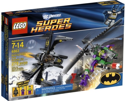 Конструктор LEGO DC Comics Super Heroes Бэтмен против Джокера 6863
