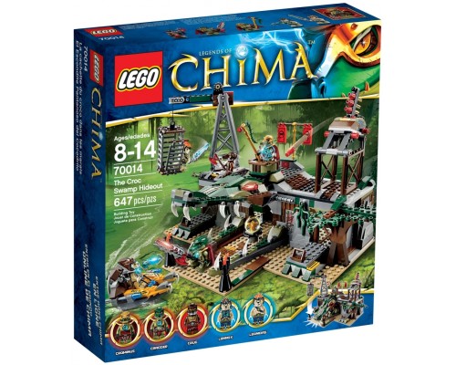 Конструктор Lego Болотное укрытие крокодилов 70014