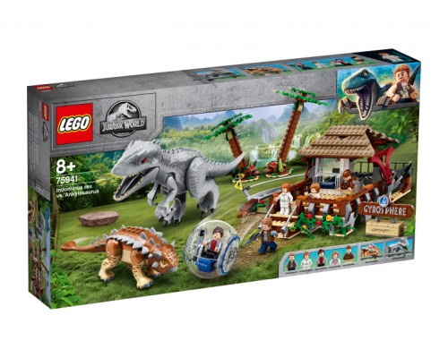 Конструктор Lego 75941 Индоминус-рекс против анкилозавра