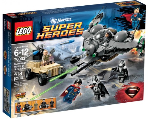 Конструктор Lego DC Super Heroes Битва Супермена за Смолвиль 76003