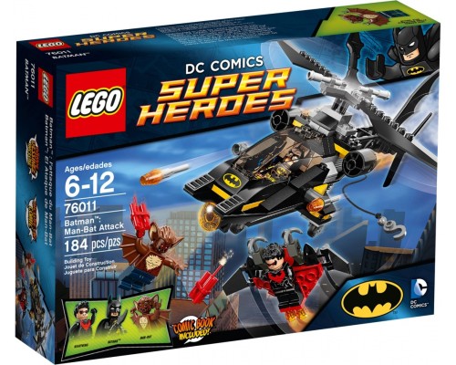 Конструктор LEGO DC Comics Super Heroes Атака Мэн-Бэта 76011