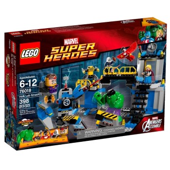 Конструктор Lego Marvel Халк разрушает лабораторию 76018