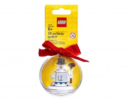 Lego Рождественское украшение Снеговик в шаре 853670