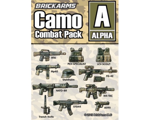 Lego Brickarms Оружие и броня Alpha