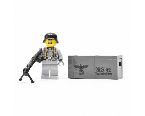Lego Минифигурки Немецкий пулеметчик Ганс