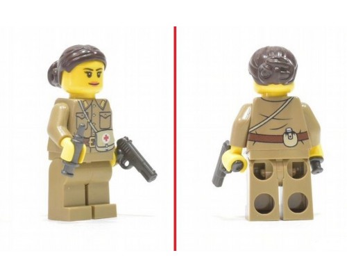 Минифигурка Lego Советская девушка-санитарка ВОВ