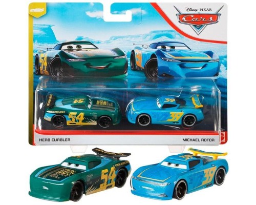 Mattel тачки Кев Кювет № 54 и Майкл Ротор № 39