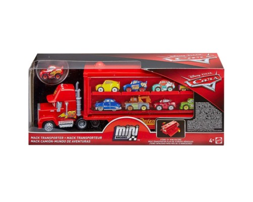 Mattel Грузовик Мак-трейлер для перевозки мини тачек