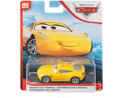 Mattel тачки Крус Рамирес желтая