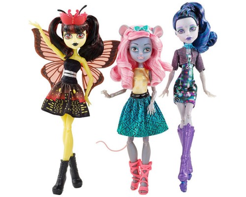 Набор Mattel Monster High Boo York, Boo York Gala Ghoulfriends Doll Set - Mouscedes King, Luna Mothews & Elle Eedee