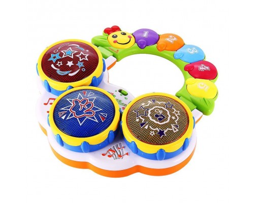 Музыкальная игрушка барабан Hand Drum, 855-7А