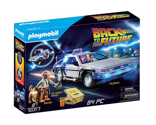 Конструктор Playmobil Назад в будущее DeLorean, арт.70317, 64 дет.