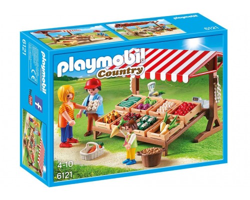 Конструктор Playmobil Овощная палатка фермера арт.6121, 54 дет.
