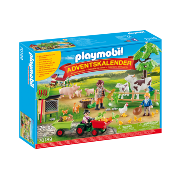 Конструктор Playmobil Адвент календарь Ферма, арт.70189, 76 дет.