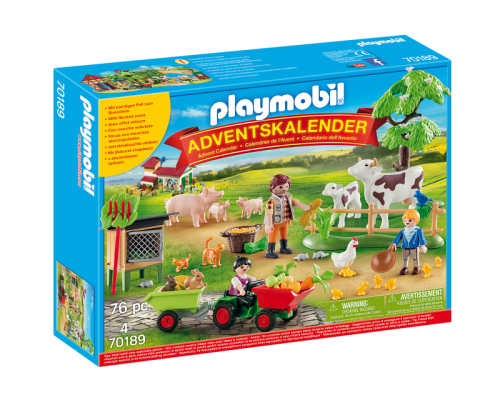 Конструктор Playmobil Адвент календарь Ферма, арт.70189, 76 дет.