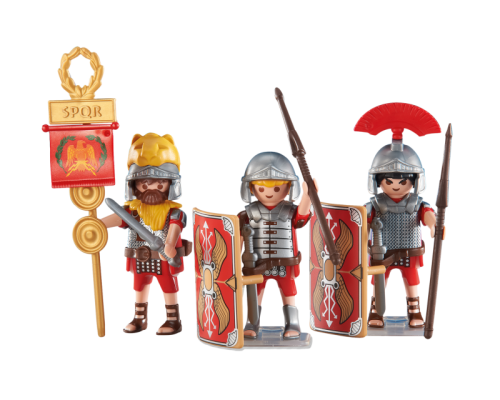 Конструктор Playmobil Римляне и Египтяне: Три римских легионера, арт. 6490, 14 дет.