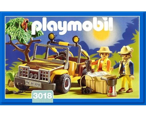 Конструктор Playmobil Гелендваген Экспедиция в джунгли, арт.3018, 34 дет.