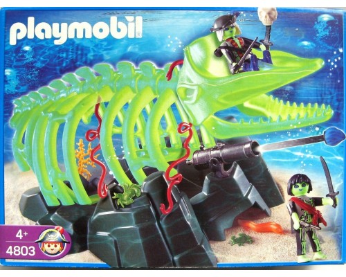 Конструктор Playmobil Пираты-призраки и скелет кита, арт.4803, 33 дет.