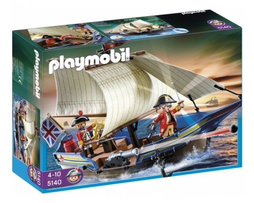 Конструктор Playmobil Корабль англичан, арт.5140, 69 дет.
