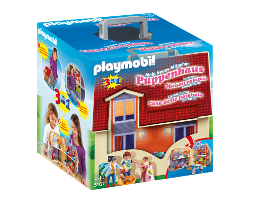 Конструктор Playmobil Возьми с собой "Кукольный дом", арт.5167, 129 дет.