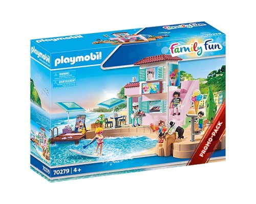 Конструктор Playmobil Кафе-мороженое на набережной, арт.70279, 108 дет.