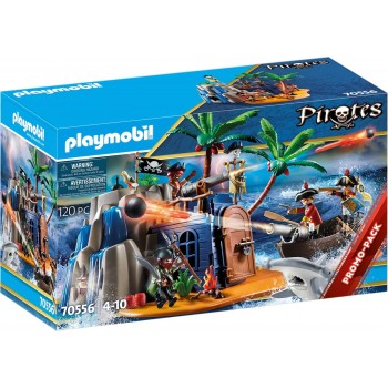 Конструктор Playmobil Штурм пиратского острова, арт.70556, 120 дет.
