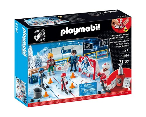 Конструктор Playmobil Адвент календарь НХЛ: Дорога к Кубку Стэнли, арт.9294, 71 дет.