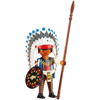 Конструктор Playmobil Дикий Запад: Вождь индейцев, арт.6271, 4 дет.